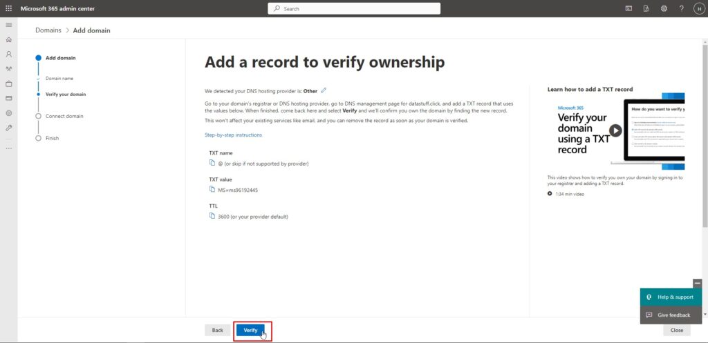 Verify